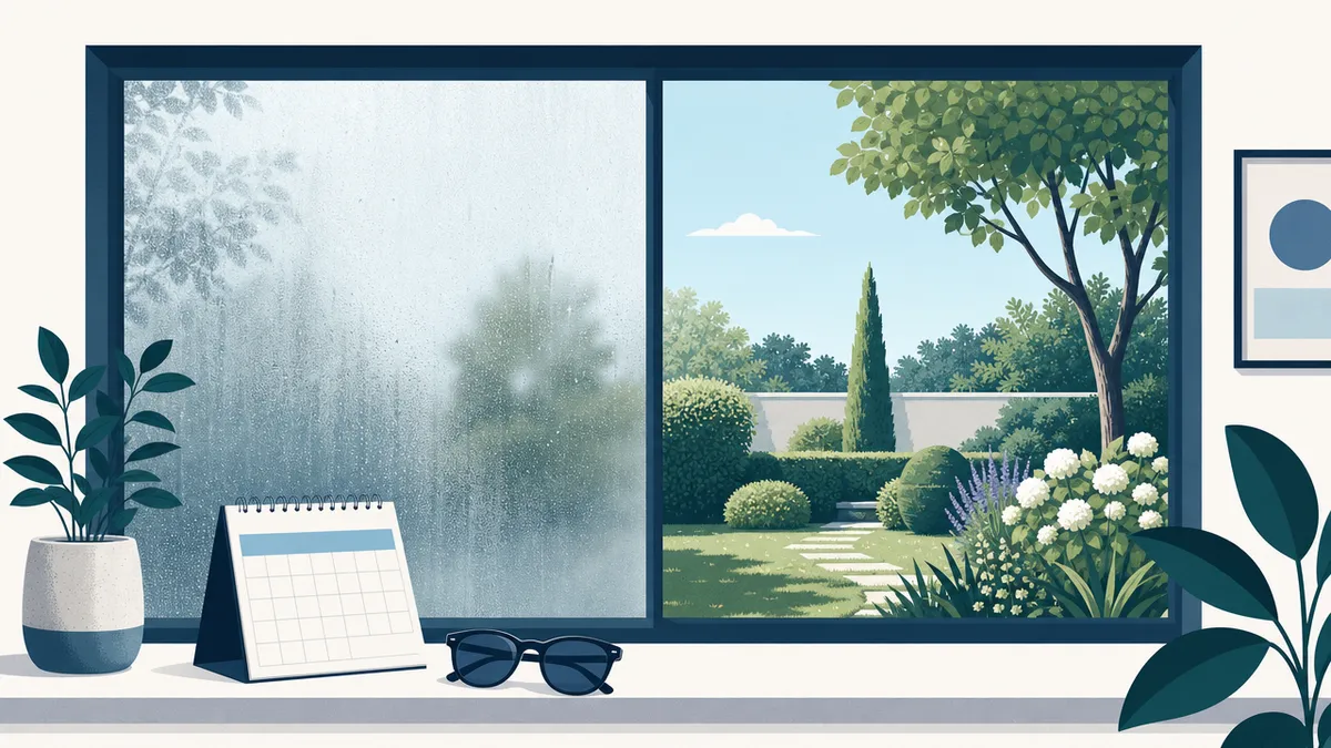Illustration for cataract surgery recovery